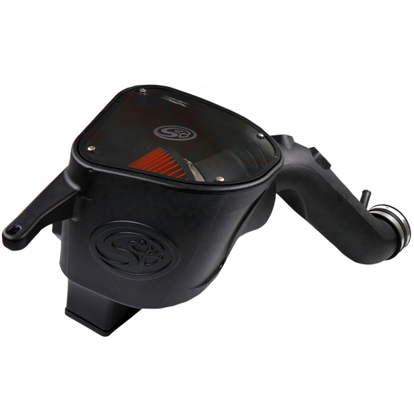 S&B 75-5092-BKJF Cold Air Intake For 10-12 Dodge Ram 2500 3500 6.7L Cummins Cotton Cleanable Red S&B - Truck Part Superstore