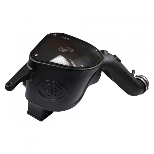 S&B 75-5092D-BKJF Cold Air Intake For 10-12 Dodge Ram 2500 3500 6.7L Cummins Dry Extendable White S&B - Truck Part Superstore