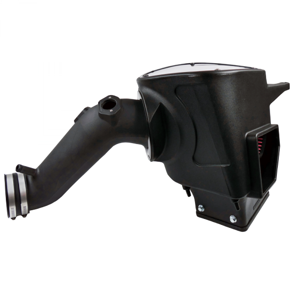 S&B 75-5092-BKJF Cold Air Intake For 10-12 Dodge Ram 2500 3500 6.7L Cummins Cotton Cleanable Red S&B - Truck Part Superstore