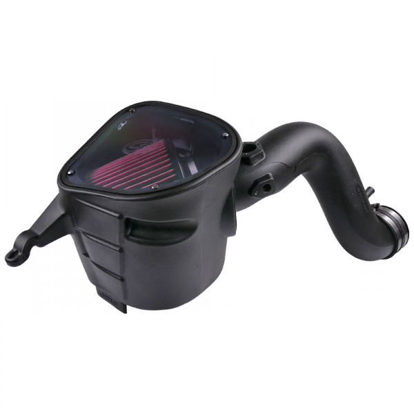 S&B 75-5093-BKJF Cold Air Intake For 07-09 Dodge Ram 2500 3500 4500 5500 6.7L Cummins Cotton Cleanable Red S&B - Truck Part Superstore