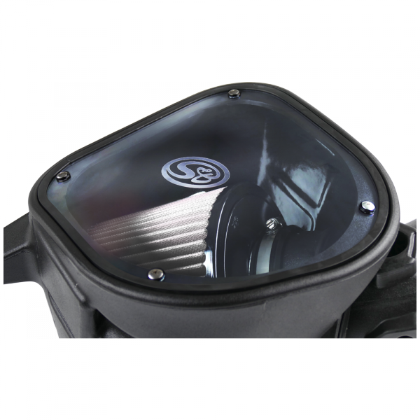 S&B 75-5093D-BKJF Cold Air Intake For 07-09 Dodge Ram 2500 3500 4500 5500 6.7L Cummins Dry Extendable White S&B - Truck Part Superstore