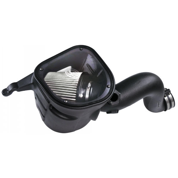 S&B 75-5093D-BKJF Cold Air Intake For 07-09 Dodge Ram 2500 3500 4500 5500 6.7L Cummins Dry Extendable White S&B - Truck Part Superstore