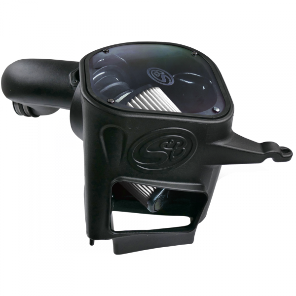 S&B 75-5093D-BKJF Cold Air Intake For 07-09 Dodge Ram 2500 3500 4500 5500 6.7L Cummins Dry Extendable White S&B - Truck Part Superstore