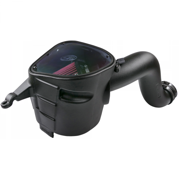 S&B 75-5094-BKJF Cold Air Intake For 03-07 Dodge Ram 2500 3500 5.9L Cummins Cotton Cleanable Red S&B - Truck Part Superstore