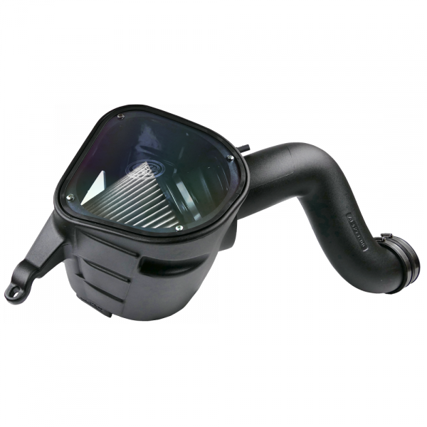 S&B 75-5094D-BKJF Cold Air Intake For 03-07 Dodge Ram 2500 3500 5.9L Cummins Dry Extendable White S&B - Truck Part Superstore