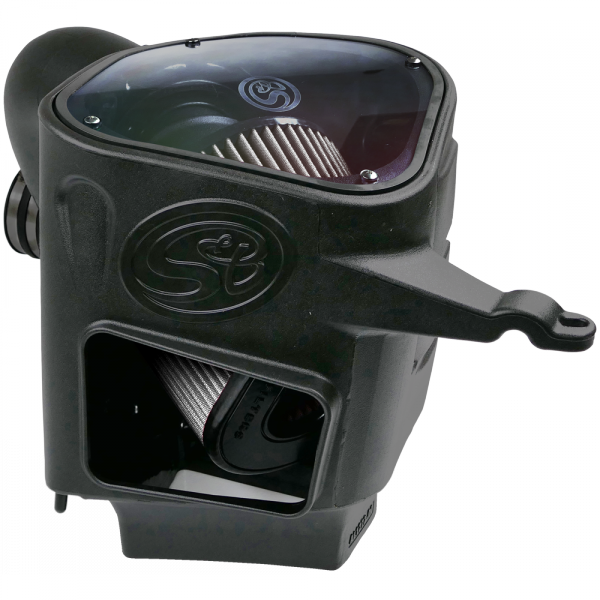 S&B 75-5094D-BKJF Cold Air Intake For 03-07 Dodge Ram 2500 3500 5.9L Cummins Dry Extendable White S&B - Truck Part Superstore