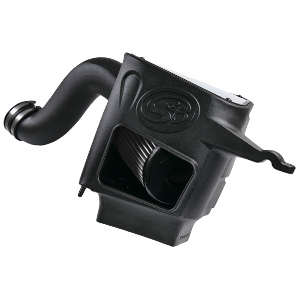S&B 75-5094D-BKJF Cold Air Intake For 03-07 Dodge Ram 2500 3500 5.9L Cummins Dry Extendable White S&B - Truck Part Superstore