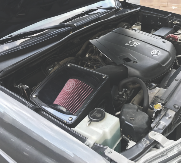 S&B 75-5095D-BKJF Cold Air Intake For 05-11 Toyota Tacoma 4.0L Dry Dry Extendable White S&B - Truck Part Superstore