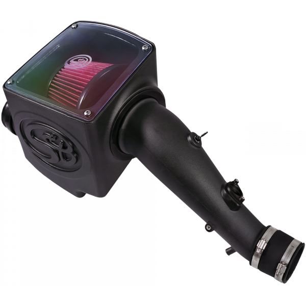 S&B 75-5095-BKJF Cold Air Intake For 05-11 Toyota Tacoma 4.0L Oiled Cotton Cleanable Red S&B - Truck Part Superstore