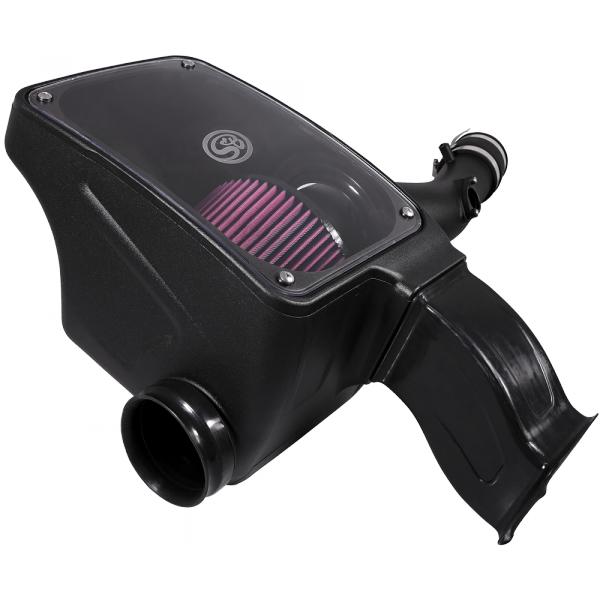 S&B 75-5096-BKJF Cold Air Intake For 16-18 Toyota Tacoma 3.5L Oiled Cotton Cleanable Red S&B - Truck Part Superstore