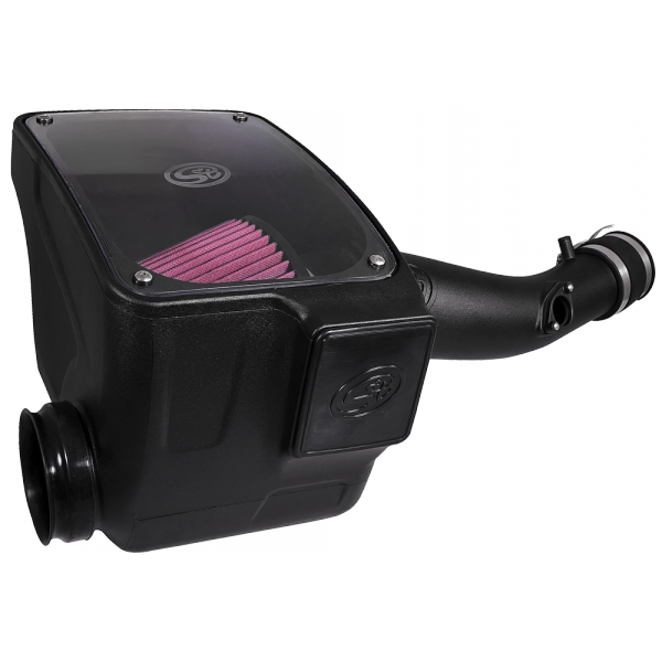 S&B 75-5096-BKJF Cold Air Intake For 16-18 Toyota Tacoma 3.5L Oiled Cotton Cleanable Red S&B - Truck Part Superstore