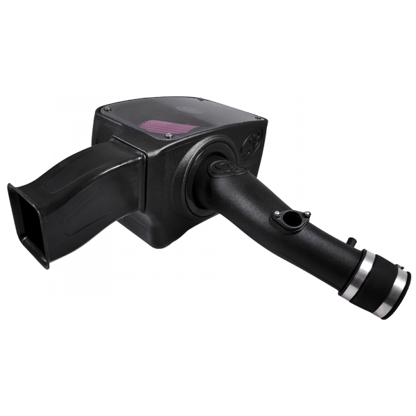 S&B 75-5096-BKJF Cold Air Intake For 16-18 Toyota Tacoma 3.5L Oiled Cotton Cleanable Red S&B - Truck Part Superstore