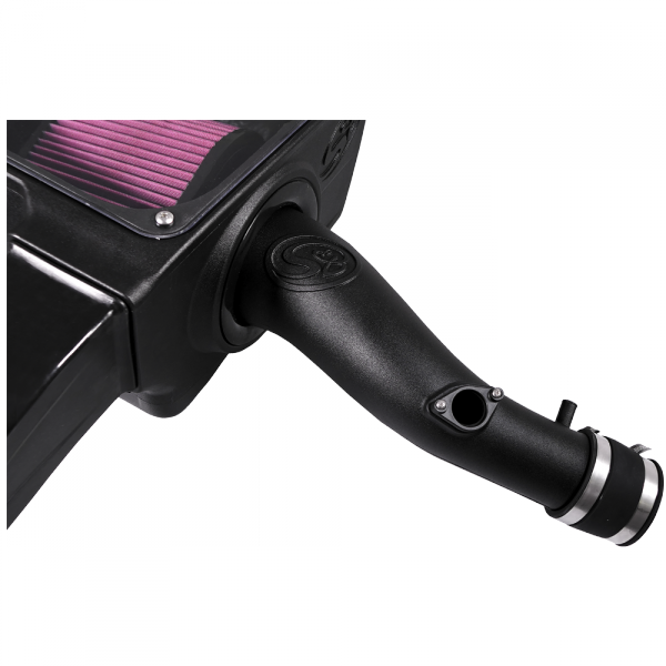 S&B 75-5096-BKJF Cold Air Intake For 16-18 Toyota Tacoma 3.5L Oiled Cotton Cleanable Red S&B - Truck Part Superstore