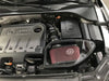 S&B 75-5099-BKJF Cold Air Intake For 10-14 VW 2.0L TDI , 2015 VW Jetta 2.0L TDI Cotton Cleanable Red S&B - Truck Part Superstore