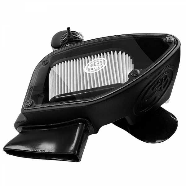S&B 75-5099D-BKJF Cold Air Intake For 10-14 VW 2.0L TDI , 2015 VW Jetta 2.0L TDI Dry Extendable White S&B - Truck Part Superstore