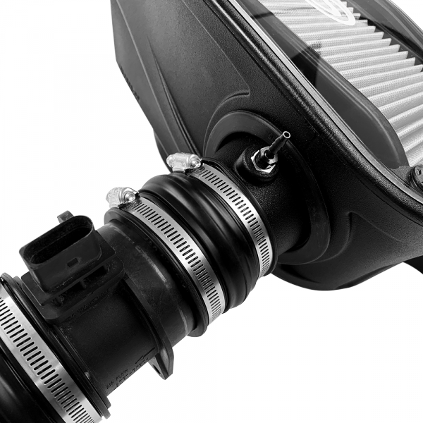 S&B 75-5099D-BKJF Cold Air Intake For 10-14 VW 2.0L TDI , 2015 VW Jetta 2.0L TDI Dry Extendable White S&B - Truck Part Superstore