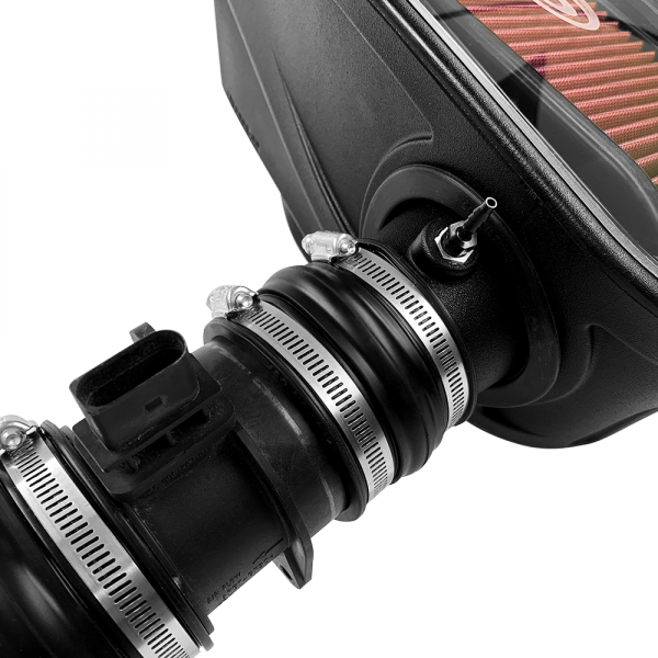 S&B 75-5099-BKJF Cold Air Intake For 10-14 VW 2.0L TDI , 2015 VW Jetta 2.0L TDI Cotton Cleanable Red S&B - Truck Part Superstore