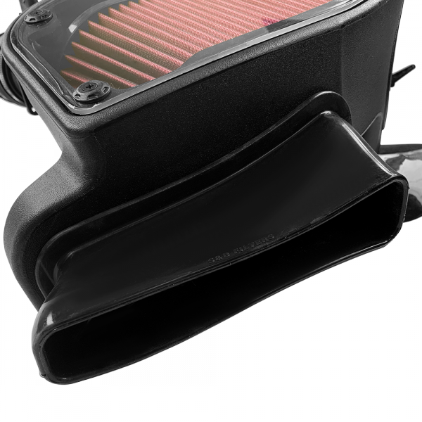 S&B 75-5099-BKJF Cold Air Intake For 10-14 VW 2.0L TDI , 2015 VW Jetta 2.0L TDI Cotton Cleanable Red S&B - Truck Part Superstore