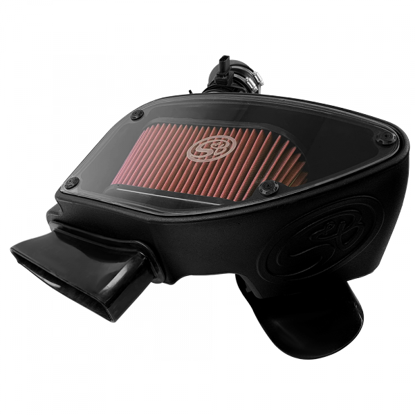 S&B 75-5099-BKJF Cold Air Intake For 10-14 VW 2.0L TDI , 2015 VW Jetta 2.0L TDI Cotton Cleanable Red S&B - Truck Part Superstore
