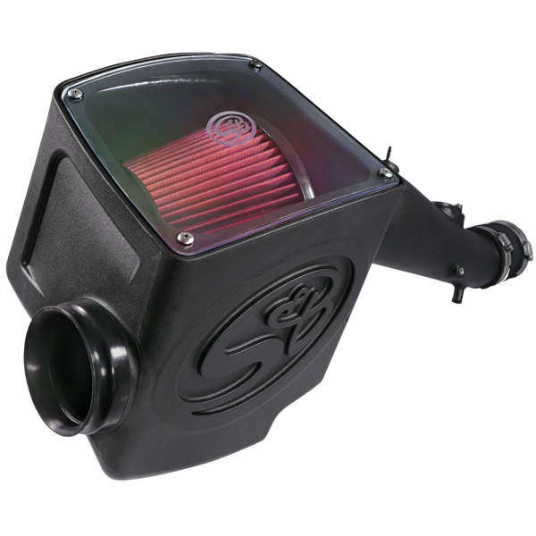 S&B 75-5100-BKJF Cold Air Intake For 12-15 Toyota Tacoma 4.0L Oiled Cotton Cleanable Red S&B - Truck Part Superstore