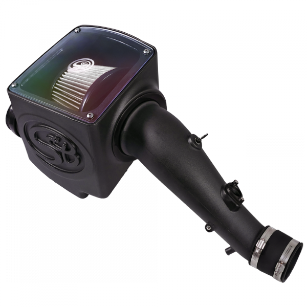 S&B 75-5100D-BKJF Cold Air Intake For 12-15 Toyota Tacoma 4.0L Dry Dry Extendable White S&B - Truck Part Superstore