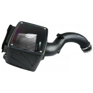 S&B 75-5102D-BKJF Cold Air Intake For 04-05 Chevrolet Silverado GMC Sierra V8-6.6L LLY Duramax Dry Extendable White S&B - Truck Part Superstore