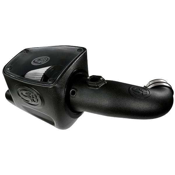 S&B 75-5105D-BKJF Cold Air Intake For 08-10 Ford F250 F350 V8-6.4L Powerstroke Dry Extendable White S&B - Truck Part Superstore