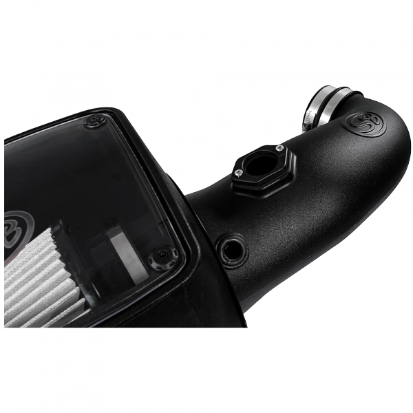 S&B 75-5105D-BKJF Cold Air Intake For 08-10 Ford F250 F350 V8-6.4L Powerstroke Dry Extendable White S&B - Truck Part Superstore