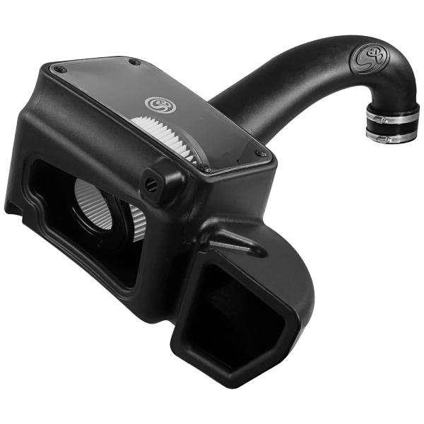 S&B 75-5106D-BKJF Cold Air Intake For 09-18 Dodge Ram 1500/ 2500/ 3500 Hemi V8-5.7L Dry Extendable White S&B - Truck Part Superstore