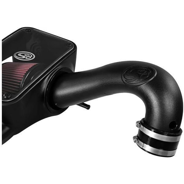 S&B 75-5106-BKJF Cold Air Intake For 09-18 Dodge Ram 1500/ 2500/ 3500 Hemi V8-5.7L Cotton Cleanable Red S&B - Truck Part Superstore