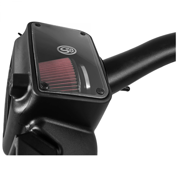 S&B 75-5106-BKJF Cold Air Intake For 09-18 Dodge Ram 1500/ 2500/ 3500 Hemi V8-5.7L Cotton Cleanable Red S&B - Truck Part Superstore