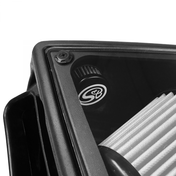 S&B 75-5107D-BKJF Cold Air Intake For 2015-2017 VW MK7 GTI/R Audi 8V S3/A3 Dry Extendable White S&B - Truck Part Superstore