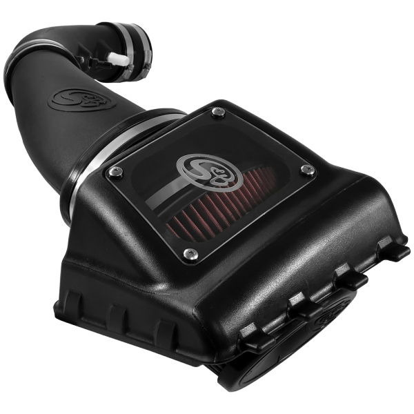 S&B 75-5108-BKJF Cold Air Intake For 11-16 Ford F250, F350 V8-6.2L Oiled Cotton Cleanable Red S&B - Truck Part Superstore