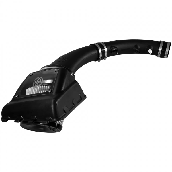 S&B 75-5108D-BKJF Cold Air Intake For 11-16 Ford F250, F350 V8-6.2L Dry Dry Extendable White S&B - Truck Part Superstore