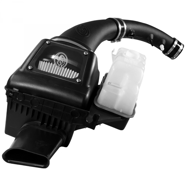 S&B 75-5108D-BKJF Cold Air Intake For 11-16 Ford F250, F350 V8-6.2L Dry Dry Extendable White S&B - Truck Part Superstore