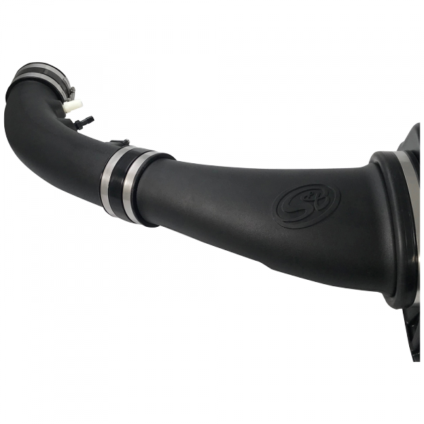 S&B 75-5108D-BKJF Cold Air Intake For 11-16 Ford F250, F350 V8-6.2L Dry Dry Extendable White S&B - Truck Part Superstore