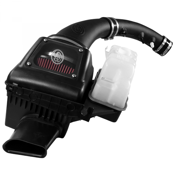 S&B 75-5108-BKJF Cold Air Intake For 11-16 Ford F250, F350 V8-6.2L Oiled Cotton Cleanable Red S&B - Truck Part Superstore