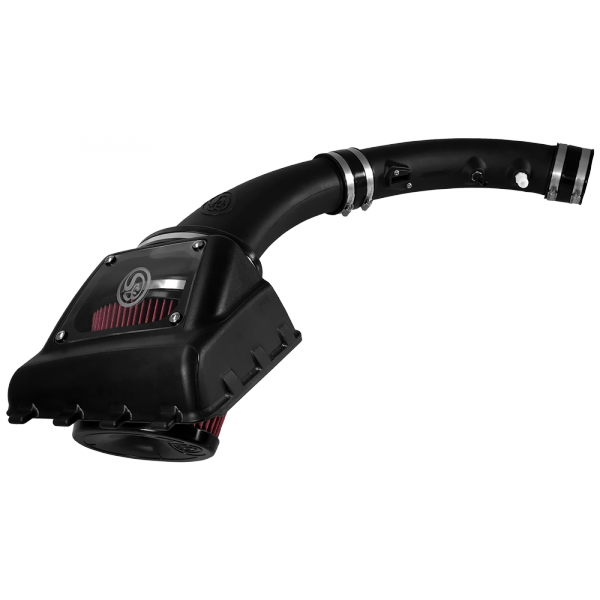S&B 75-5108-BKJF Cold Air Intake For 11-16 Ford F250, F350 V8-6.2L Oiled Cotton Cleanable Red S&B - Truck Part Superstore