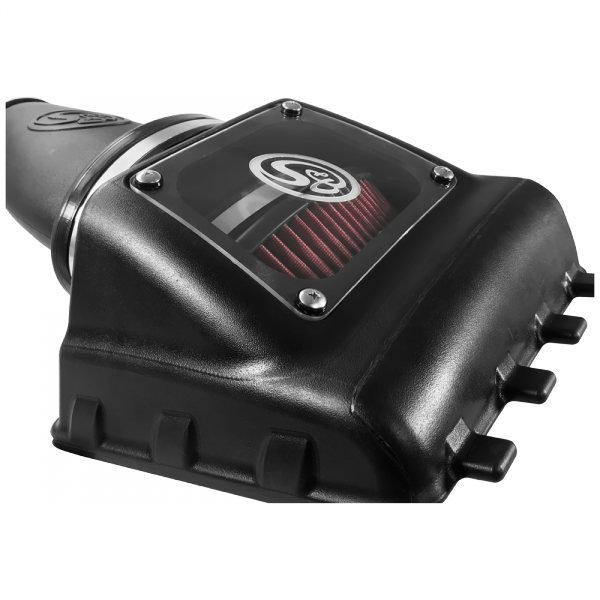 S&B 75-5108-BKJF Cold Air Intake For 11-16 Ford F250, F350 V8-6.2L Oiled Cotton Cleanable Red S&B - Truck Part Superstore