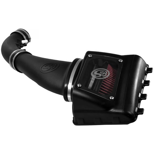 S&B 75-5108-BKJF Cold Air Intake For 11-16 Ford F250, F350 V8-6.2L Oiled Cotton Cleanable Red S&B - Truck Part Superstore