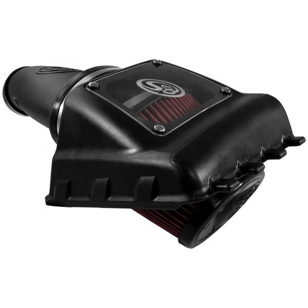 S&B 75-5108-BKJF Cold Air Intake For 11-16 Ford F250, F350 V8-6.2L Oiled Cotton Cleanable Red S&B - Truck Part Superstore