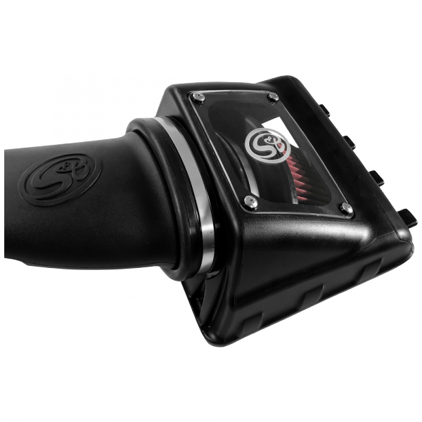 S&B 75-5108-BKJF Cold Air Intake For 11-16 Ford F250, F350 V8-6.2L Oiled Cotton Cleanable Red S&B - Truck Part Superstore
