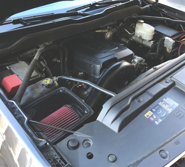 S&B 75-5110D-BKJF Cold Air Intake For 16-19 Silverado/Sierra 2500, 3500 6.0L Dry Extendable White S&B - Truck Part Superstore