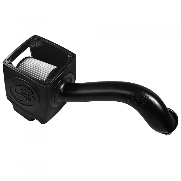 S&B 75-5110D-BKJF Cold Air Intake For 16-19 Silverado/Sierra 2500, 3500 6.0L Dry Extendable White S&B - Truck Part Superstore