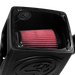 S&B 75-5110-BKJF Cold Air Intake For 16-19 Silverado/Sierra 2500, 3500 6.0L Cotton Cleanable Red S&B - Truck Part Superstore