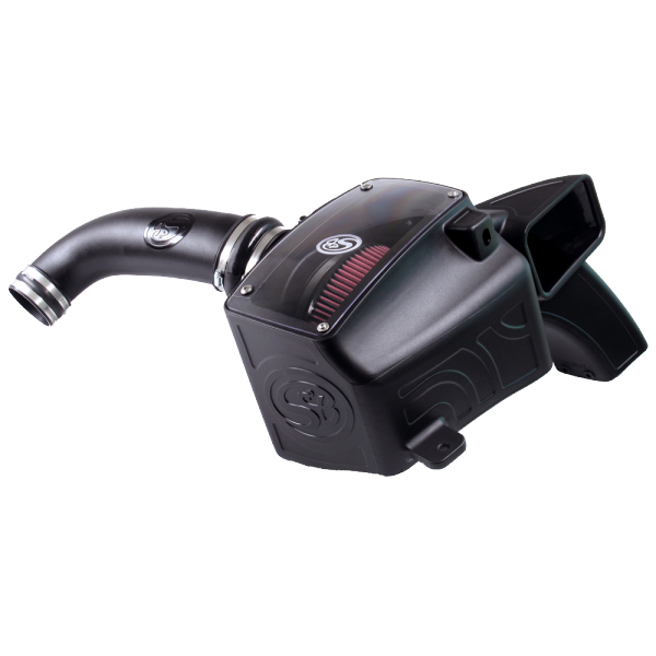 S&B 75-5111-BKJF Cold Air Intake For 03-08 Dodge Ram 2500 3500 5.7L Oiled Cotton Cleanable Red S&B - Truck Part Superstore