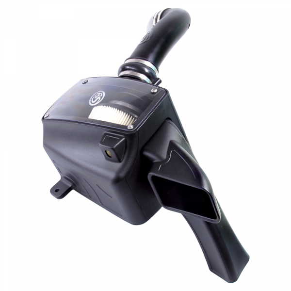 S&B 75-5111D-BKJF Cold Air Intake For 03-08 Dodge Ram 2500 3500 5.7L Dry Dry Extendable White S&B - Truck Part Superstore