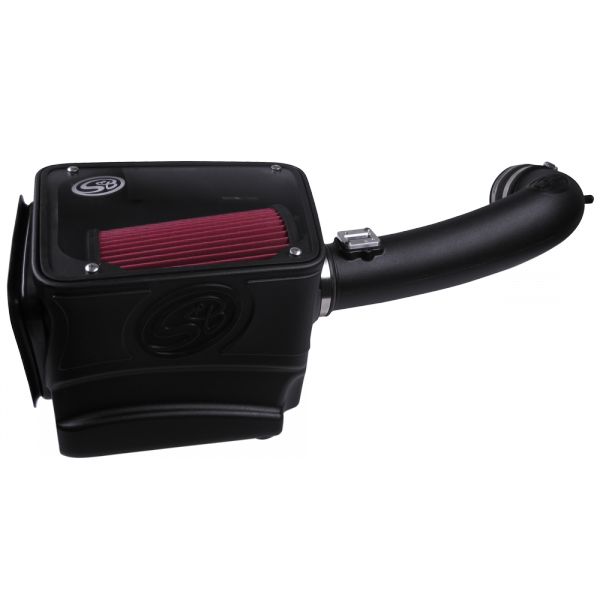 S&B 75-5116-BKJF Cold Air Intake For 17-18 Chevrolet GMC Silverado/ Sierra 1500, Tahoe, Suburban, Yukon, XL, Denali, 5.3L, 6.2L Cotton Cleanable Red S&B - Truck Part Superstore