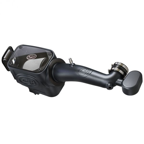 S&B 75-5121D-BKJF Cold Air Intake For 18-20 Jeep Wrangler JL/Rubicon 3.6L Dry Dry Extendable White S&B - Truck Part Superstore