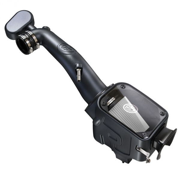 S&B 75-5121D-BKJF Cold Air Intake For 18-20 Jeep Wrangler JL/Rubicon 3.6L Dry Dry Extendable White S&B - Truck Part Superstore